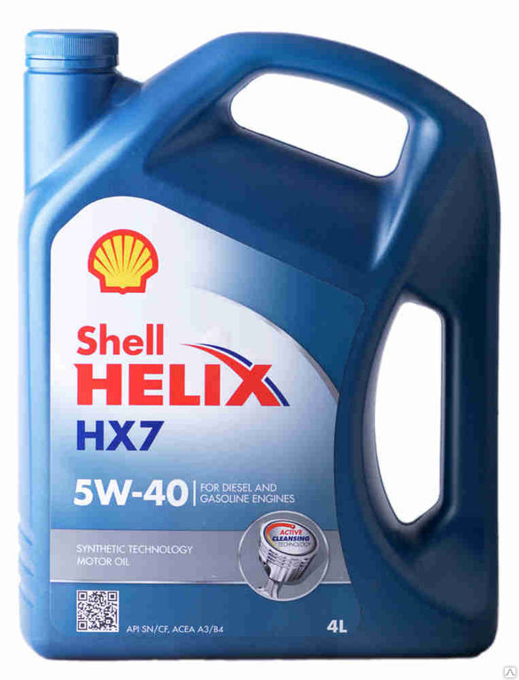 SHELL HELIX HX7 5W-40 4л